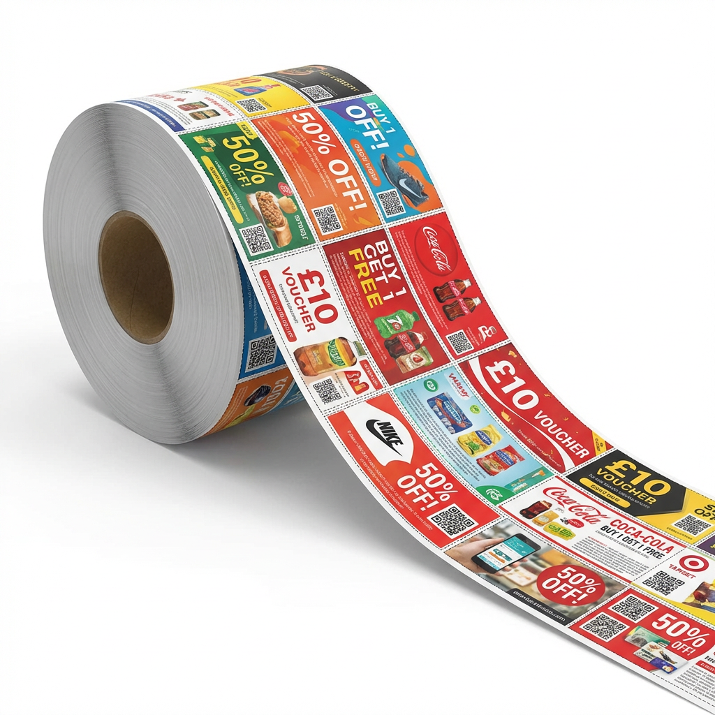 Intérieur d'un supermarché de grande distribution avec rayonnages